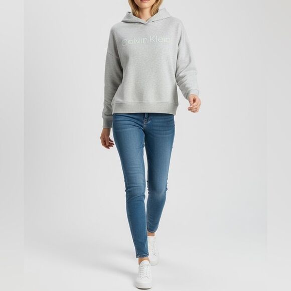 Calvin Klein Performance Gray Hoodie - Picture 3 of 5